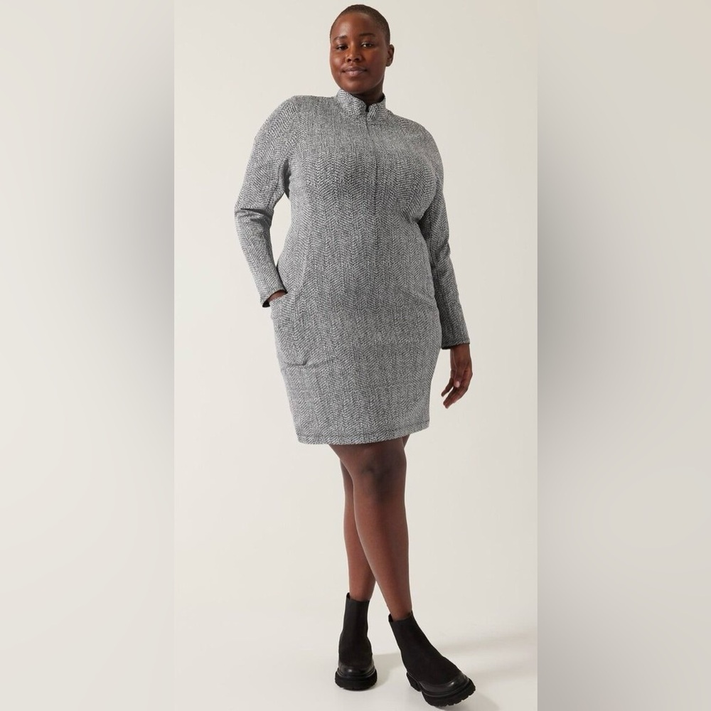 ATHLETA DELANCEY TEXTURED DRESS - Picture 1 of 11